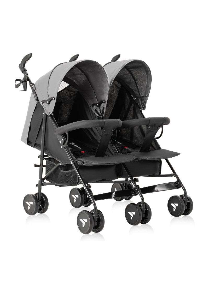 TEKNUM - Teknum Twin Stroller Fellow - Grey - Image 1