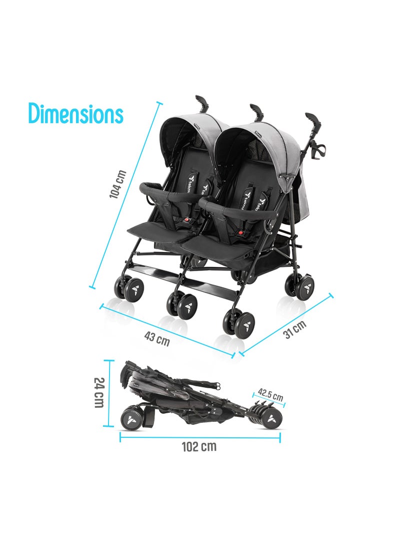 Teknum Twin Stroller Fellow - Grey - pzsku/Z2CAFFB10D1ACB422D787Z/45/_/1697869717/860bd8ac-fd60-402f-897c-930fb17a4fcc