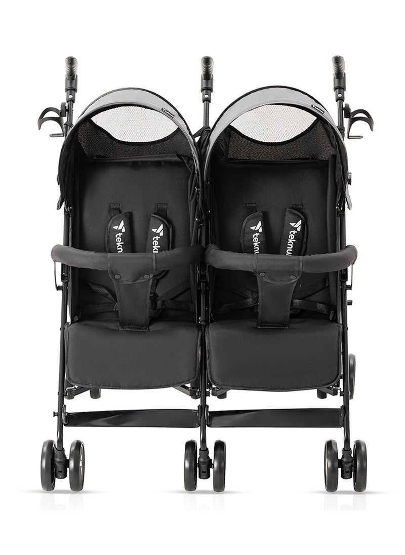 TEKNUM Teknum Twin Stroller Fellow - Grey  - Image 5