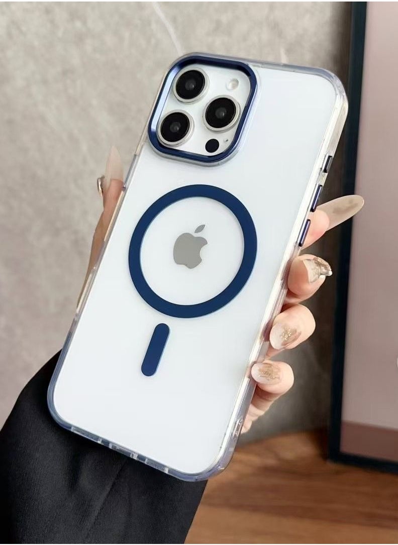 Generic - Back Cover for Apple 16  Camera Lens blue Anti-drop Stylish Design - Image 1
