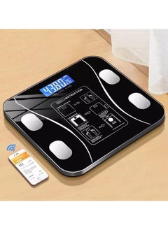 Generic Wireless Intelligent Digital Bathroom Tempered Glass Platform BMI Scale, Body Fat Scale, Body Composition Analyzer with Smartphone Application and Bluetooth synchronous Scale  - Image 5
