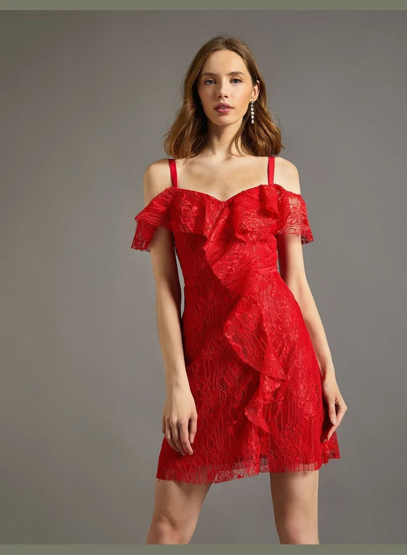KOTON Lace Detailed Dress
