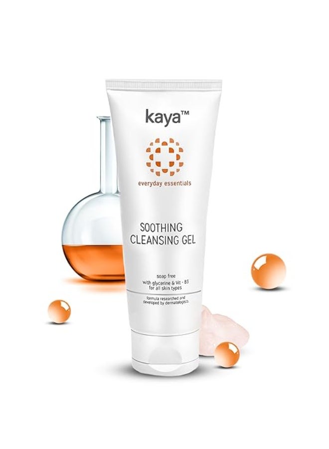 Kaya Clinic Soothing Face Cleanser | Gentle, Hydrating Daily Cleanser for Sensitive & Oily Skin | Dermatologist Developed | 22 Years Expertise | Mild, Soap-Free Formula | 100ml - Image 1