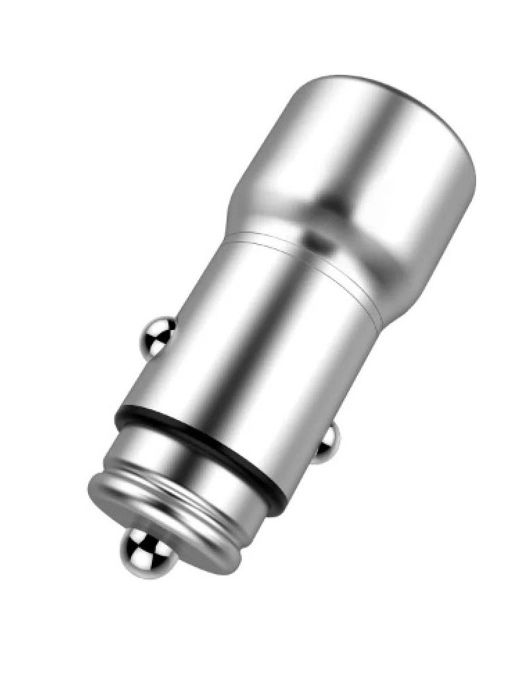 Spark Berry - Spark Berry 40W Dual USB Fast Car Charger Silver - Image 1