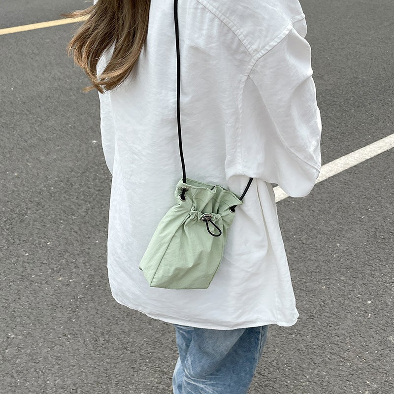 2024 Summer Korean Style Artistic Fresh Small Square Bag Beautiful Crossbody Mobile Phone Bag Women'S Casual Fashionable Small Bag - Image 3