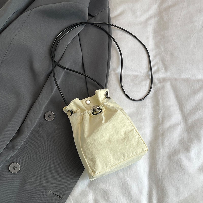 2024 Summer Korean Style Artistic Fresh Small Square Bag Beautiful Crossbody Mobile Phone Bag Women'S Casual Fashionable Small Bag - Image 1