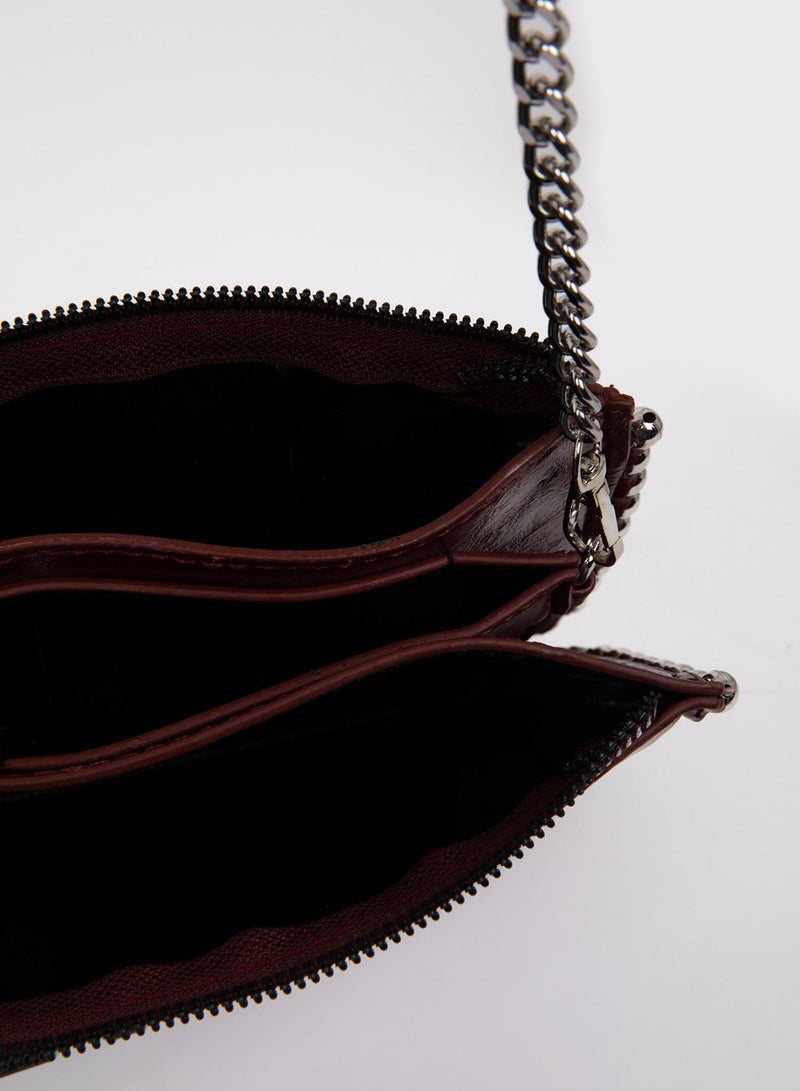 DeFacto Studded Faux Leather Crossbody Bag  - Image 3
