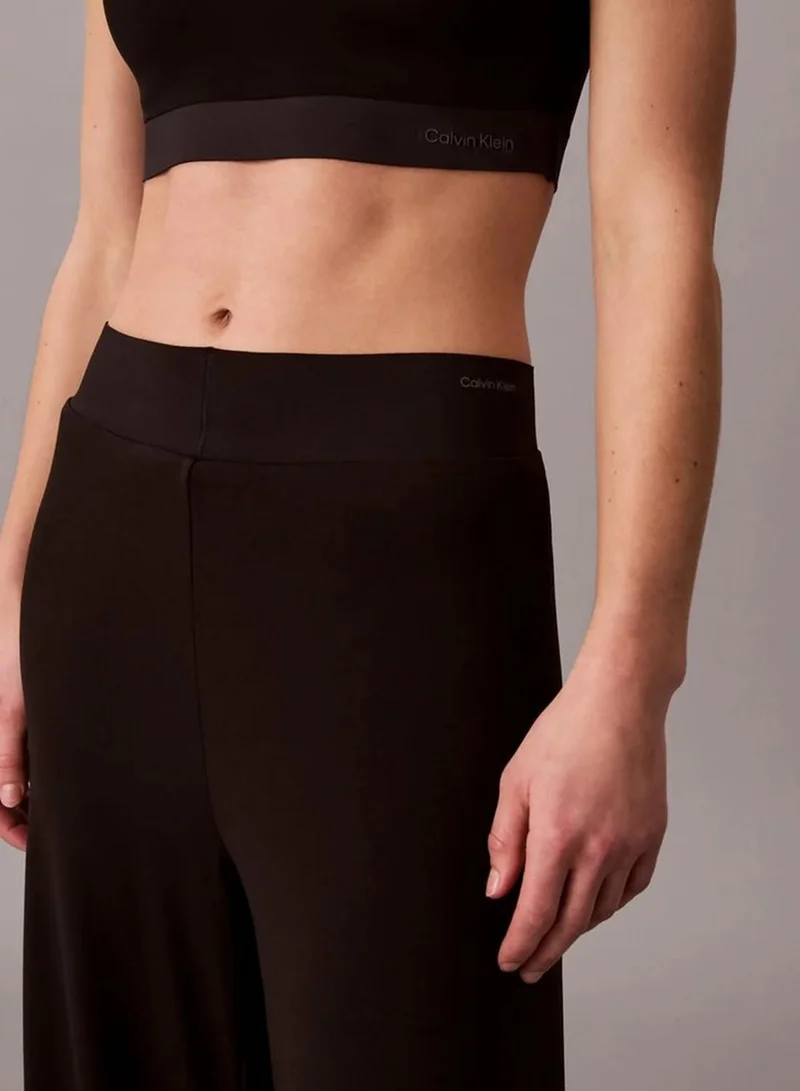 Calvin Klein Black Performance Wide Leg Sculpt Trousers for Women | Best Price UAE