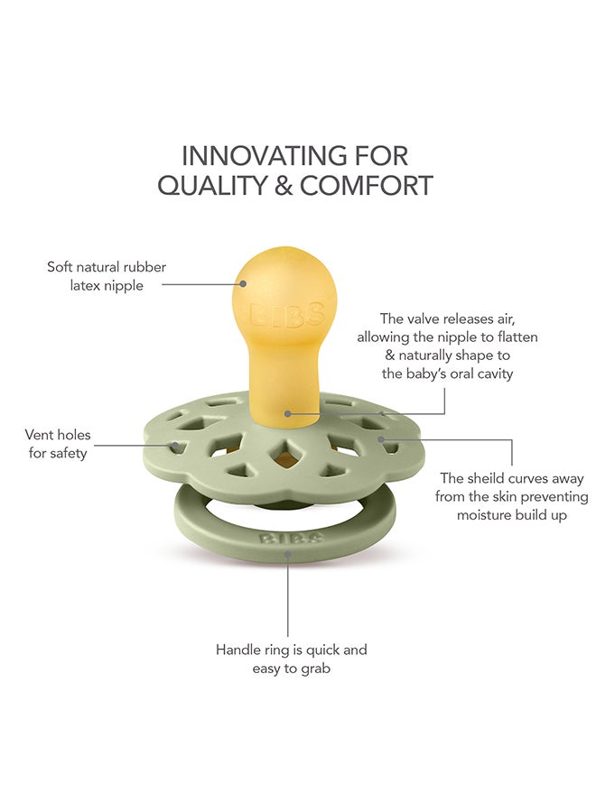 بيبس لهاية أطفال مطاط طبيعي  قطعة مقاس - Image 3