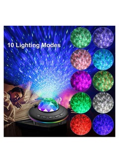SYOSI Galaxy Projector Light Ocean Wave LED Night Lamp with Remote Control Colors Changing Music Bluetooth Playback Timer for Adult or Kid Bedroom Birthday Party  - Image 4