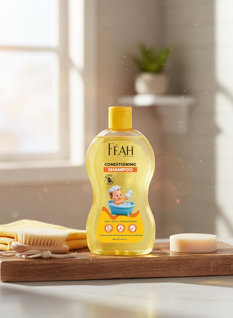 فياح شامبو فيا للأطفال المرطب 500 مل - تركيبة لطيفة لا تسبب الدموع لشعر ناعم ونظيف - Image 5