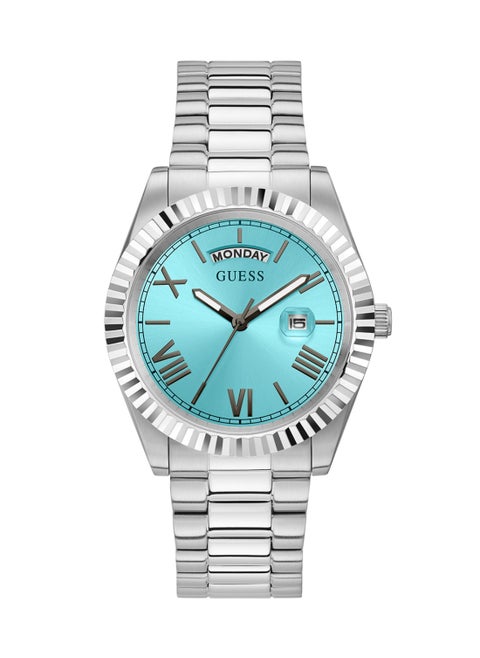 Men's Silver Tone Day/Date Watch - GW0265G11