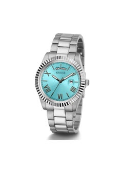 GUESS Men's Silver Tone Day/Date Watch - GW0265G11  - Image 2