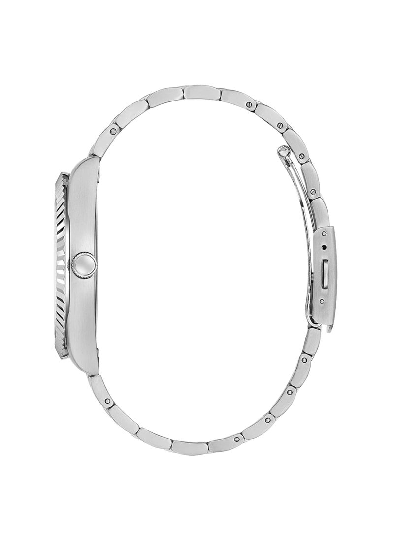 GUESS - Men's Silver Tone Day/Date Watch - GW0265G11 - Image 1