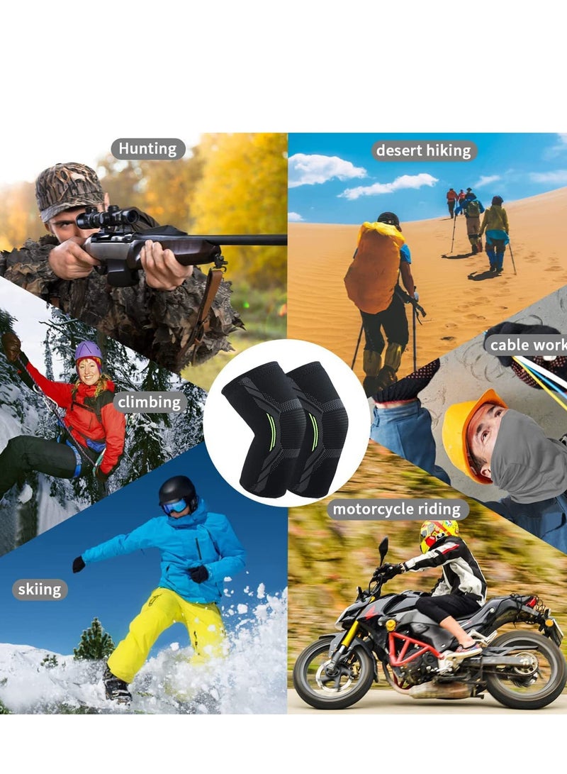 Zikra Knee Support Sleeve Knee Brace For Knee Pain Relief Arthritic Knees Meniscus Tear Weightlifting And Running - Image 5