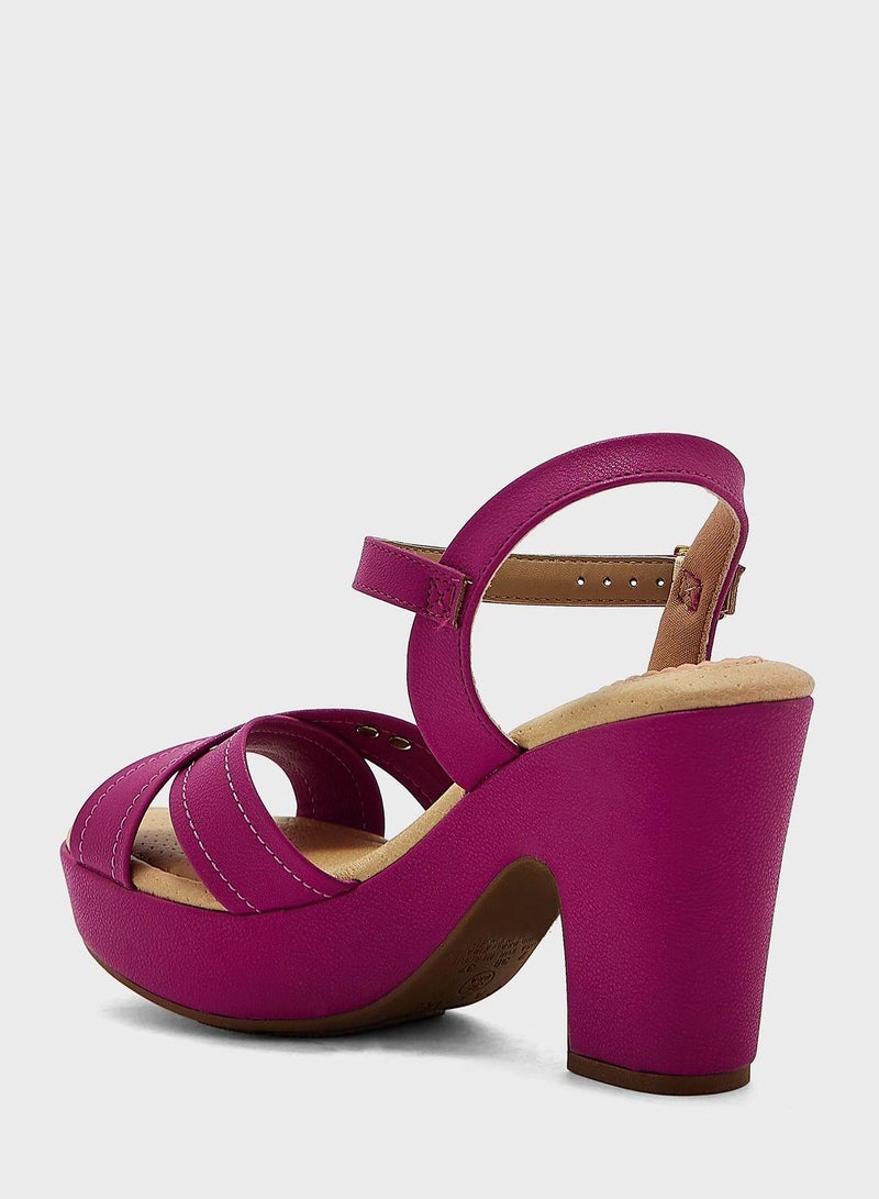 MODARE High Heels Sandals with Back Strap – Elegant sling Back Heels for Girls & Ladies - Image 3