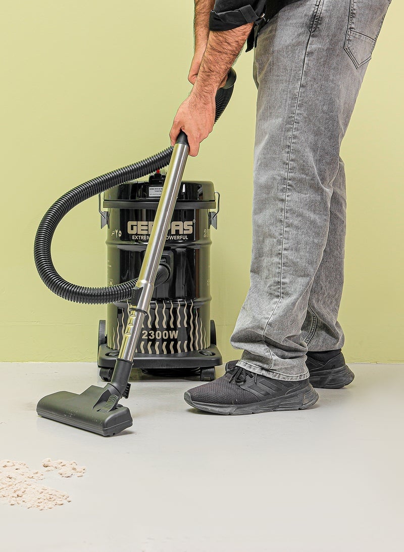 GEEPAS Drum Vacuum Cleaner With 25 L Dust Bag Capacity with Elegant Body, Iron Tank/ Powerful Suction, Dry and Blow Function, Full Indicator/ Perfect for Home, Office, Apartments/ 2 Years Warranty 25 L 2300 W GVC2592N Black  - Image 5