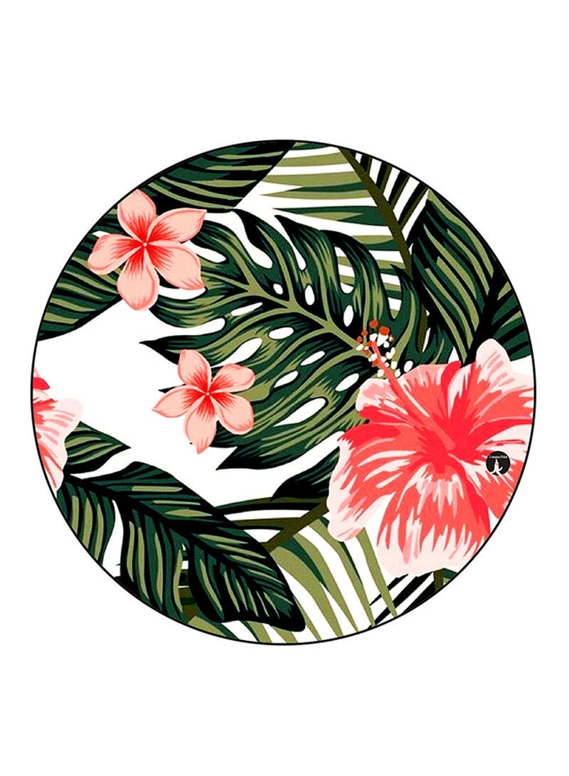 Flowers Printed Mouse Pad Multicolour