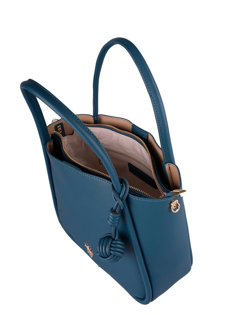 U.S. Polo Assn. BLUE U.S. Polo Assn. Women's Shoulder Bag, Ladies Large Capacity Shoulder Bag Handbag Tote Bags Clutch Bag, Women's Leather Hobo Bag, Women's Tote Bag, Women's Shoulder Bag, Women's Hand Bag, Women's Travel Bag, for Office Sling Bag Side Bag and Girls College Students  | Best Price UAE