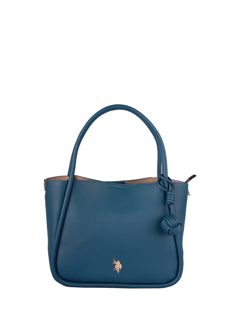 U.S. Polo Assn. BLUE U.S. Polo Assn. Women's Shoulder Bag, Ladies Large Capacity Shoulder Bag Handbag Tote Bags Clutch Bag, Women's Leather Hobo Bag, Women's Tote Bag, Women's Shoulder Bag, Women's Hand Bag, Women's Travel Bag, for Office Sling Bag Side Bag and Girls College Students  | Best Price UAE
