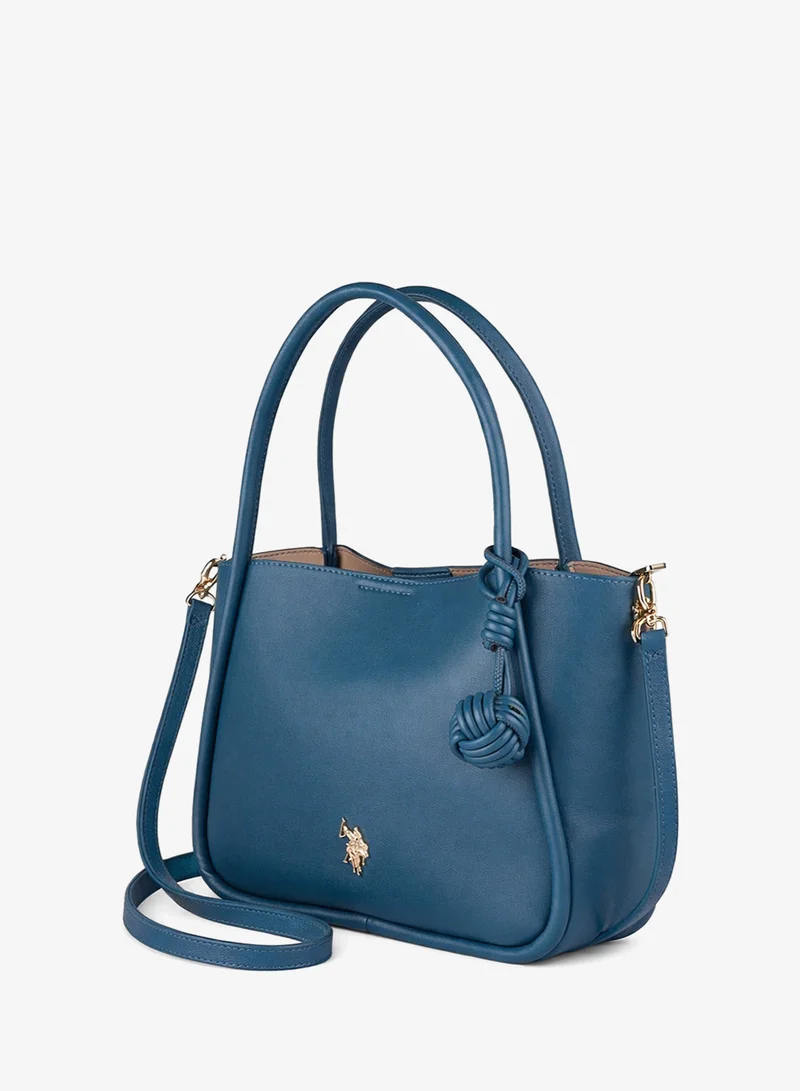 U.S. Polo Assn. U.S. Polo Assn. Women's Shoulder Bag, Ladies Bag Crossbody Bag & Handbag for Ladies Travel Bag for Girls Blue