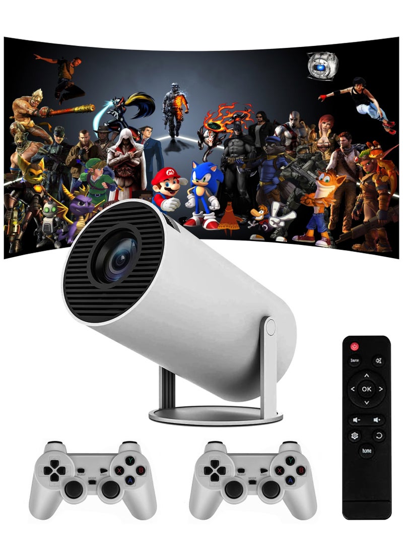 ريتش لايف جهاز عرض محمول ذكي | 4K/1080 Full HD مع شاشة 130 بوصة | نظام تشغيل Android مدمج ومكبر صوت، تركيز تلقائي، اتصال HDMI/USB، تصميم مدمج للمسرح المنزلي الداخلي والخارجي  - Image 5