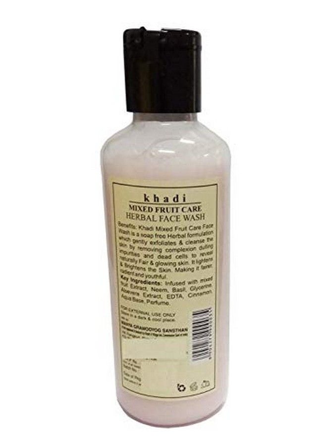 Khadi Natural Herbal Herbs Paraben And Sulphatefree Strawberry Body Wash And Bubble Bath 210Ml  - Image 3