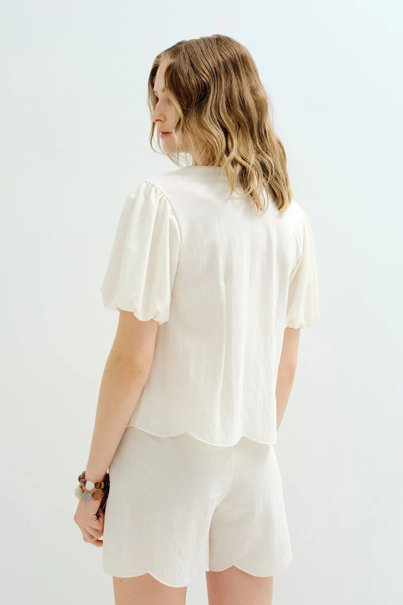 H&M  MAMA 2-piece scalloped set for Women | Best Price UAE