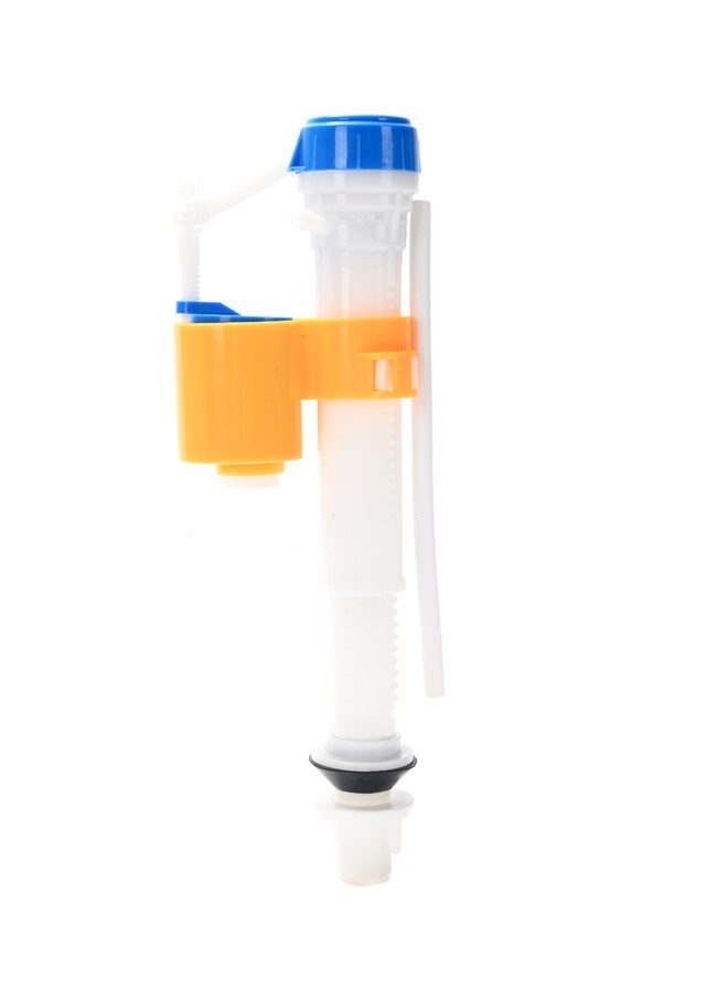 LAWAZIM Toilet Fill Valve - Adjustable Height Bottom Inlet Cistern Valve Replacement, Silent Water Saving Easy to Install Repair Kit with Rubber Sealing Gasket & Refill Tube for Toilet Tanks - Blue - Image 1