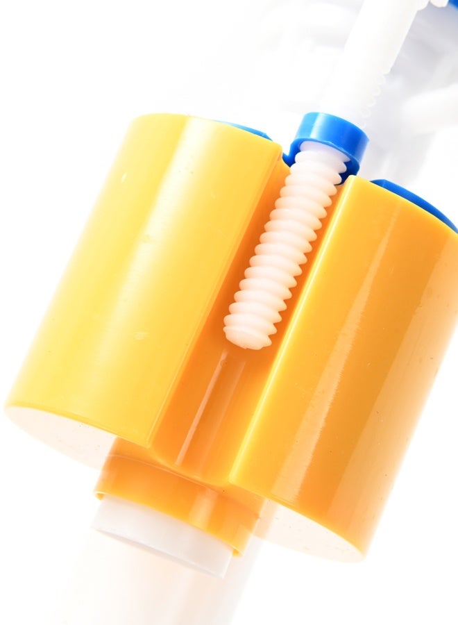 LAWAZIM Toilet Fill Valve - Adjustable Height Bottom Inlet Cistern Valve Replacement, Silent Water Saving Easy to Install Repair Kit with Rubber Sealing Gasket & Refill Tube for Toilet Tanks - Blue - Image 5