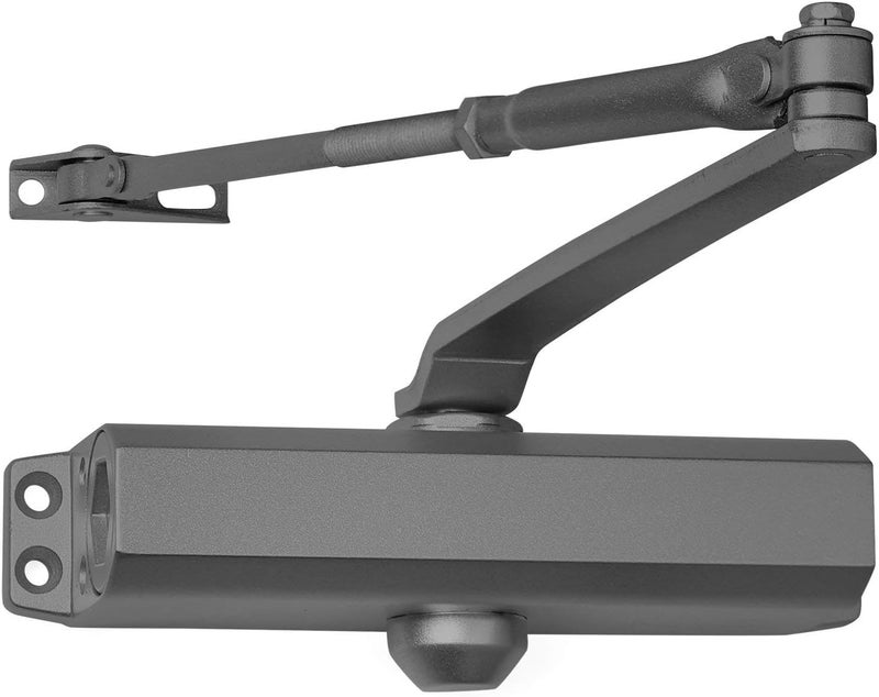 LAWRENCE Medium Duty Commercial Automatic Door Closer - Surface-Mounted Auto Door Closer for Home, Garage & Light Commercial Door Use - Embassy Series LH534 - Image 1