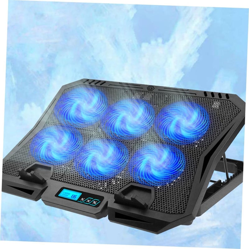 KSA market popular practical build Toddmomy Laptop Cooling Pad with Fan 15.6-inch Quiet Laptop Cooler Stand Adjustable Speed Blue LED Light for Gaming and Office Use All season compatible build Efficiency boosted construction Batch uniform stable quality Global trendy simple build Year round in stock Hanging space save Temp resistant Stable base Sufficient order stock Heavy load resistant Treated anti-rust metal Cross product combo compatible Demand-based stock planning Suburban residential ship Batch consistent craftsmanship Stackable design Diverse purchase plan Budget friendly trendy design User feedback upgraded quality Balanced weight KSA local stock Individual & group usable Processed natural substance Durability boosted processed material - Image 4