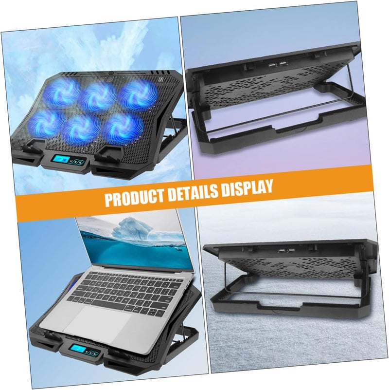KSA market popular practical build Toddmomy Laptop Cooling Pad with Fan 15.6-inch Quiet Laptop Cooler Stand Adjustable Speed Blue LED Light for Gaming and Office Use All season compatible build Efficiency boosted construction Batch uniform stable quality Global trendy simple build Year round in stock Hanging space save Temp resistant Stable base Sufficient order stock Heavy load resistant Treated anti-rust metal Cross product combo compatible Demand-based stock planning Suburban residential ship Batch consistent craftsmanship Stackable design Diverse purchase plan Budget friendly trendy design User feedback upgraded quality Balanced weight KSA local stock Individual & group usable Processed natural substance Durability boosted processed material - Image 3