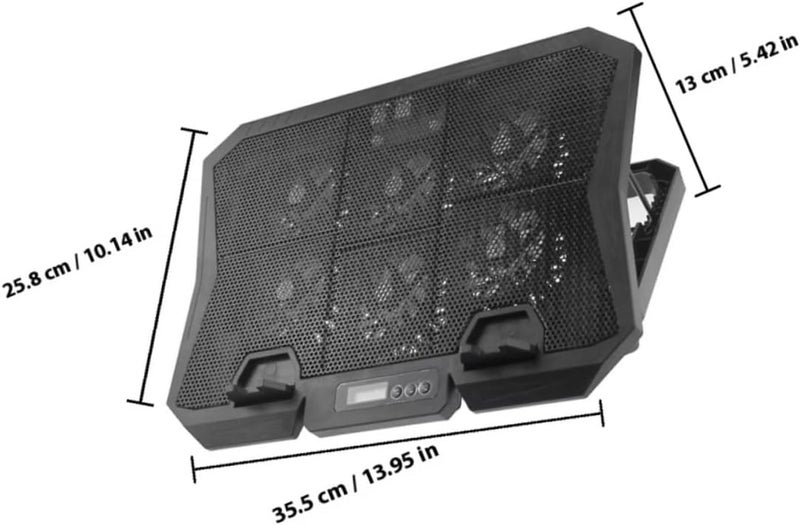KSA market popular practical build Toddmomy Laptop Cooling Pad with Fan 15.6-inch Quiet Laptop Cooler Stand Adjustable Speed Blue LED Light for Gaming and Office Use All season compatible build Efficiency boosted construction Batch uniform stable quality Global trendy simple build Year round in stock Hanging space save Temp resistant Stable base Sufficient order stock Heavy load resistant Treated anti-rust metal Cross product combo compatible Demand-based stock planning Suburban residential ship Batch consistent craftsmanship Stackable design Diverse purchase plan Budget friendly trendy design User feedback upgraded quality Balanced weight KSA local stock Individual & group usable Processed natural substance Durability boosted processed material - Image 2