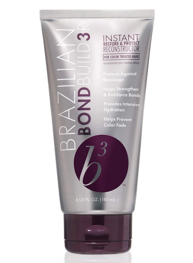 بي3 برازيليان بوند بيلدر مستحضر B3 Brazilian Bondbuilder الفوري لاستعادة وحماية الشعر، 6 أونصة سائلة (عبوة من قطعة واحدة) - Image 1