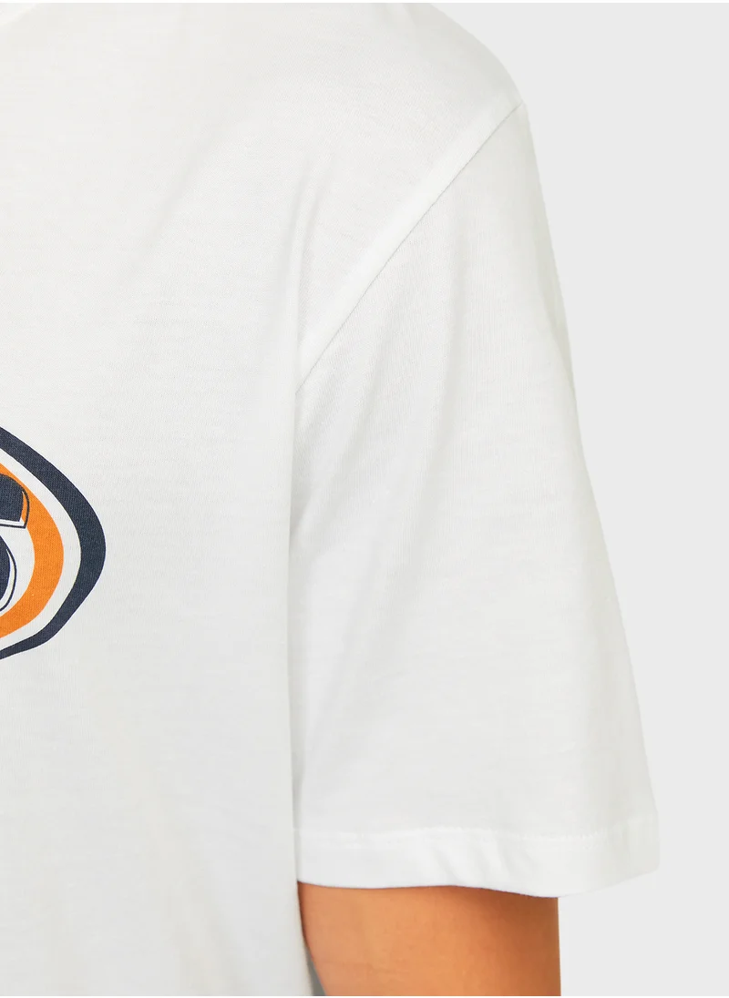 JACK & JONES Logo Crew Neck T-Shirt