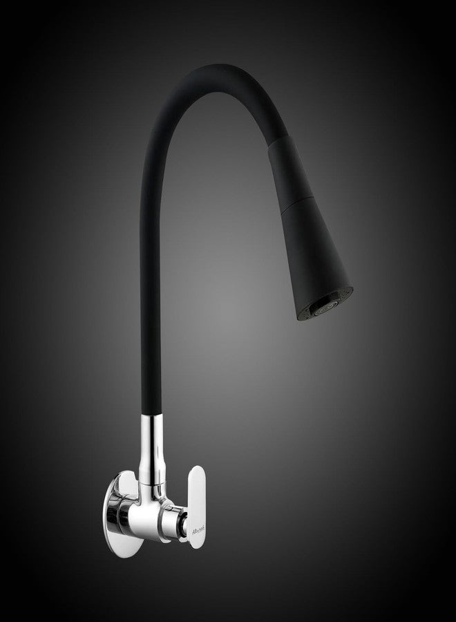 ALTURAS Dual Flow Black Kitchen Sink Faucet with 360° Swivel Spout - Image 1