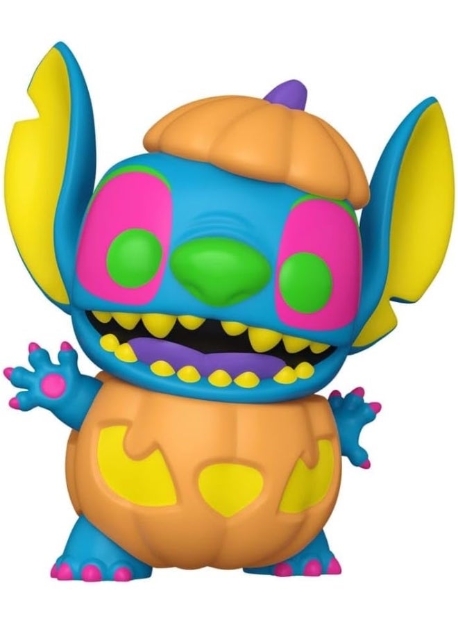Funko POP! Disney Lilo & Stitch Pumpkin Stitch Blacklight Exclusive Vinyl Figure #1498 - Image 2