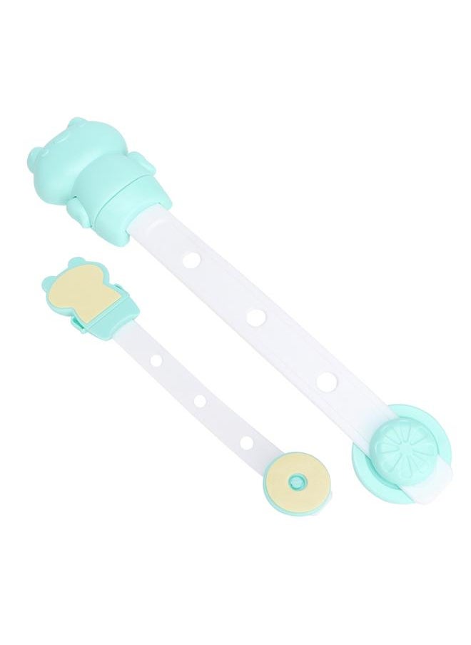 Thoraya 5 PCS/Pack Bear Shaped Four-gear Adjustable Multi-function Baby Proof Safety Lock (Green)  - Image 2