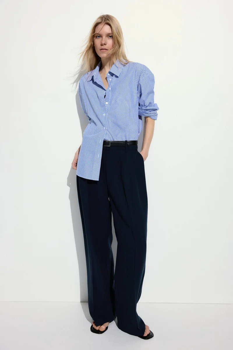 H&M Linen-blend trousers