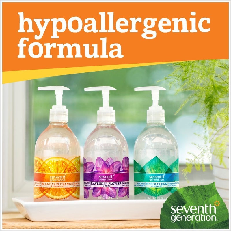 Seventh Generation Hand Wash, Free and Clean, 12 Ounce (Pack of 6) - Image 2