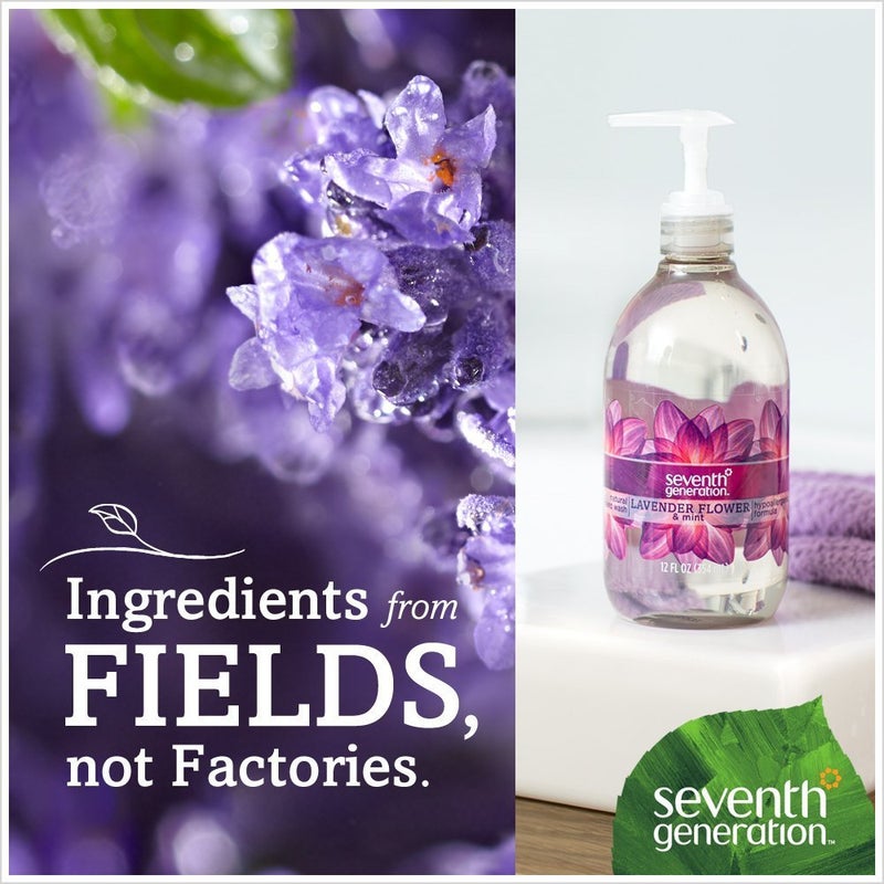 Seventh Generation Hand Wash, Free and Clean, 12 Ounce (Pack of 6) - Image 4