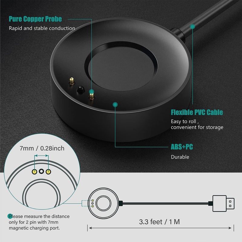 TUSITA Magnetic Charger Compatible with Withings Scanwatch | Scanwatch Horizon Smart Watch - 1M - Image 4