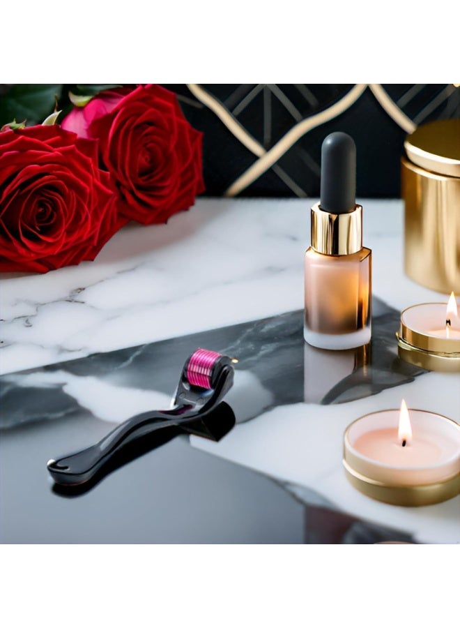 GoldenLike  بكرة الجلد للوجه والجسم وفروة الرأس، بكرة الوخز بالإبر الدقيقة لعلاج تجاعيد الوجه وتساقط الشعر للرجال والنساء - Image 4