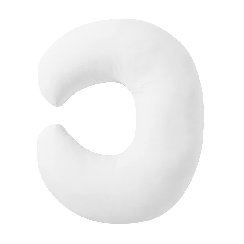 QUENESS Nursing Pillow and Positioner, Breastfeeding, Bottle Feeding, Baby Sitting Support, Tummy Time Support for Baby Boys and Girls, Propping Baby Pillow (Naked Pillow) - Image 2