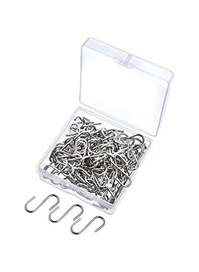 Arabest 240 Pcs Wooden Circle Set 120 Pcs Wooden Heart Round Tags with Holes 120 Pcs S Shaped Hook Connectors Wood Ornaments for Birthday Chore Board - Image 3