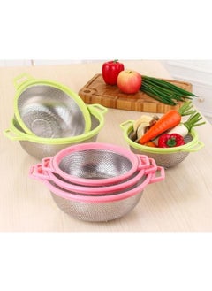 3pcs Stainless Steel Colander Bowl Basket for Kitchen with Colorful Plastic Handles Colander - pzsku/Z2CB208C9B79313D3882AZ/45/_/1676978778/694c7bd3-cad0-42bd-8327-810a528610c2