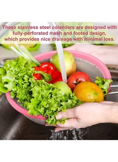 3pcs Stainless Steel Colander Bowl Basket for Kitchen with Colorful Plastic Handles Colander - pzsku/Z2CB208C9B79313D3882AZ/45/_/1676978778/d2bb4bf1-928e-4f91-8778-0afe5df384c7