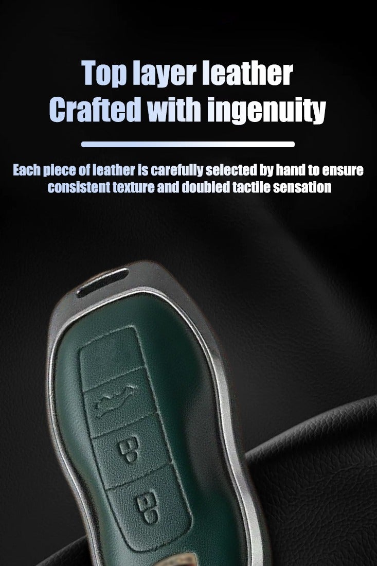 Key protector, suitable for Porsche key protector, perfectly wraps car keys, high-end, wear-resistant. - Image 3