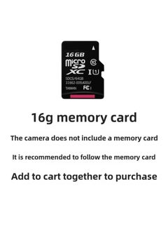 Generic 4K Camera HD Head-mounted Professional Anti-shake Recorder Helmet Sports Camera First Perspective Riding-Body Color:16G TF Memory Card  - Image 1